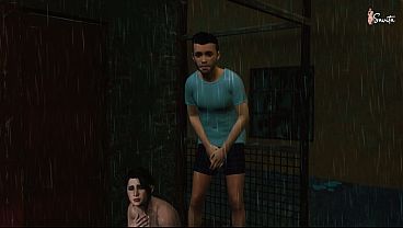 Indian Widow Stepmom Caught by Neighbors and had sex with them – Outdoor Threesome